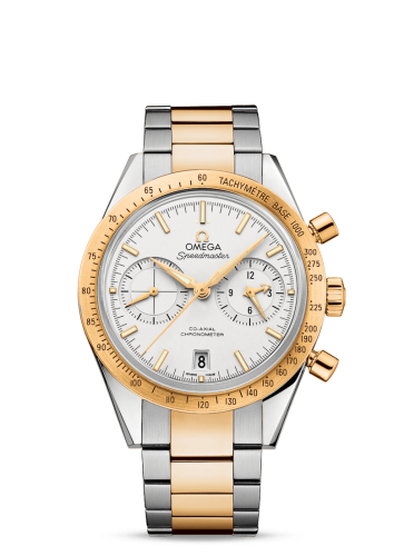 Omega Speedmaster 57 Co-Axial Stainless Steel / Yellow Gold / Silver / Bracelet